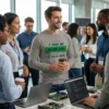 Problem Solver Long Sleeve Tee featuring green technical HUD design for software engineers and developers Problem Solver Long Sleeve Tee featuring green technical HUD design for software engineers and developers