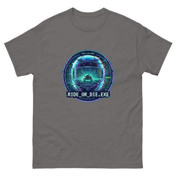 Ride or Die Cyberpunk Coding T-Shirt | Tech Rider Graphic Tee