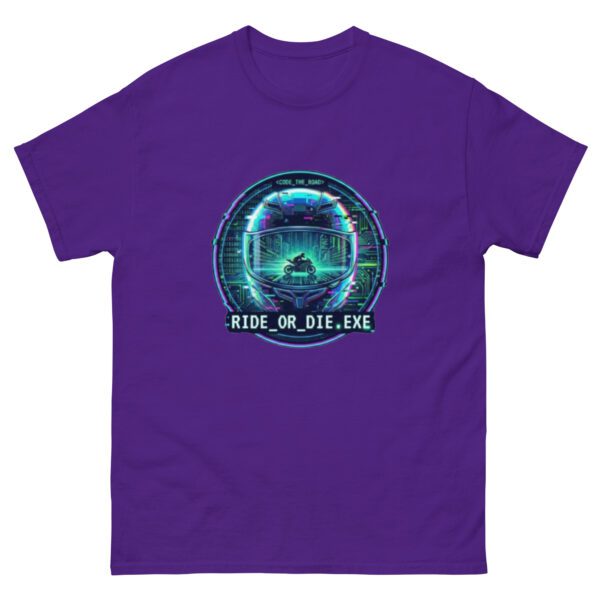Ride or Die Cyberpunk Coding T-Shirt | Tech Rider Graphic Tee