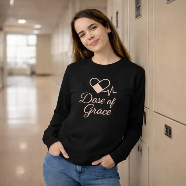 Dose of Grace Dose of Grace Long Sleeve Tee | Nurse Faith Shirt