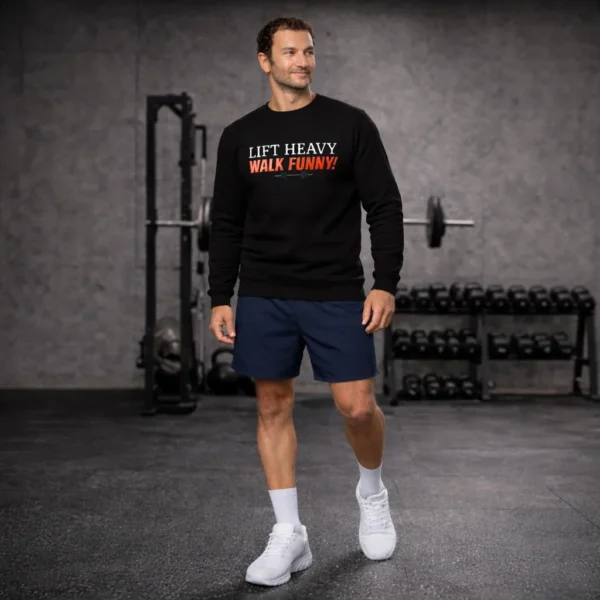 Lift Heavy Walk Funny Sweatshirt Lift Heavy Walk Funny Sweatshirt | Funny Gym Gear