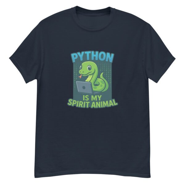 Python Is My Spirit Animal T-Shirt | Funny Programmer Tee