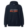 Lift Heavy Walk Funny Hoodie | Funny Gym Hoodie for Lifters