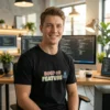 Bug or Feature T-Shirt for software testers, QA teams, and coding humor lovers