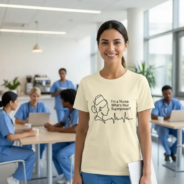Nurse superpower t-shirt gift for registered nurses and nursing students