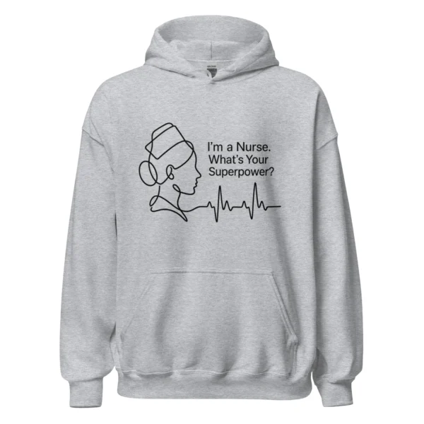 I’m a Nurse What’s Your Superpower Hoodie | Nurse Gift Hoodie