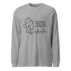 unisex-long-sleeve-tee-athletic-heather-front-6a3d471d471c3.jpg Nurse Superpower Long Sleeve Tee | Funny RN Gift Shirt