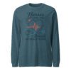 unisex-long-sleeve-tee-heather-deep-teal-front-6a402aee13958.jpg Nurses Heart Healthcare Long Sleeve Tee | Nurse Gift Shirt
