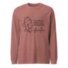 unisex-long-sleeve-tee-heather-mauve-front-6a3d471d43226.jpg Nurse Superpower Long Sleeve Tee | Funny RN Gift Shirt