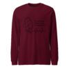 unisex-long-sleeve-tee-maroon-front-6a3d471d44dcc.jpg Nurse Superpower Long Sleeve Tee | Funny RN Gift Shirt