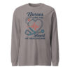 unisex-long-sleeve-tee-storm-front-6a402aee15993.jpg Nurses Heart Healthcare Long Sleeve Tee | Nurse Gift Shirt