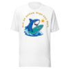 Out Of Office Bugs Can Wait T-Shirt | Software Engineer Shark Surf Design