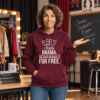 I Teach Drama Teacher Hoodie Model Mockup I Teach Drama The Kids Provide It for Free teacher hoodie model mockup