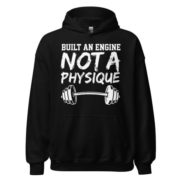 unisex-heavy-blend-hoodie-black-front-6ab8fa8a03116.jpg Build an Engine Not a Physique workout hoodie for lifters