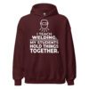 unisex-heavy-blend-hoodie-maroon-front-6ab8ff232e6cf.jpg Welding instructor gift hoodie for skilled trades teachers