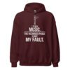 Music teacher gift hoodie with funny recorder classroom quote