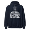 unisex-heavy-blend-hoodie-navy-front-6ab8ff232df1a.jpg I Teach Welding hoodie for trade school instructors