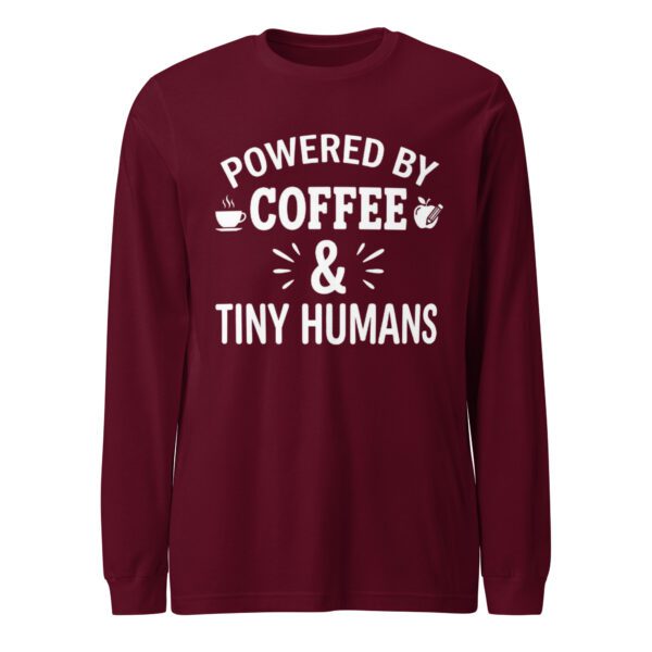 Funny coffee teacher long sleeve shirt for educators
