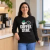 Coffee Stat Nurse Long Sleeve Shirt – Black Coffee Stat Nurse Long Sleeve Shirt